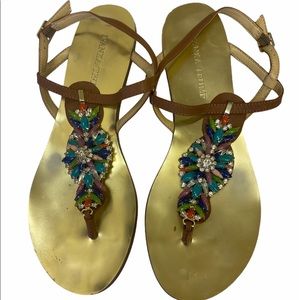 Jeweled Sandals Size 7.5 medium